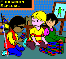Dibujo de niño ciego participando en actividad educativa.